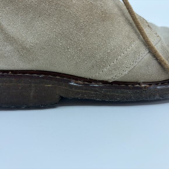 Polo Ralph Lauren Chukka Boots Mens 11 D Tan Suede Crepe Sole Made Italy Used main image 9